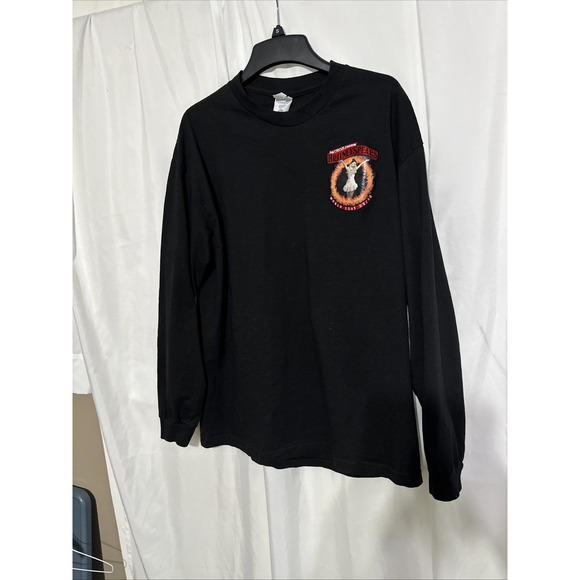 Rare Britney Spears The Circus World Tour Long Sleeve Pyrotek T-shirt XL